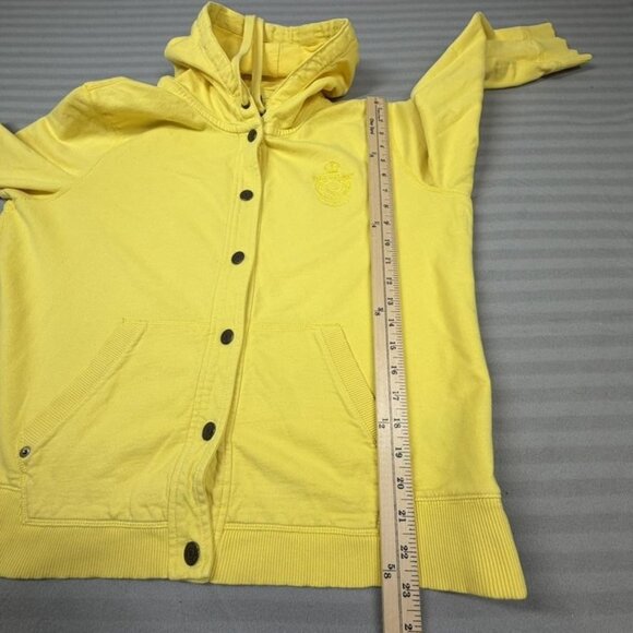Ralph Lauren LRL Jeans Co Hoodie Womens XL Yellow Cotton Logo - Picture 12 of 15
